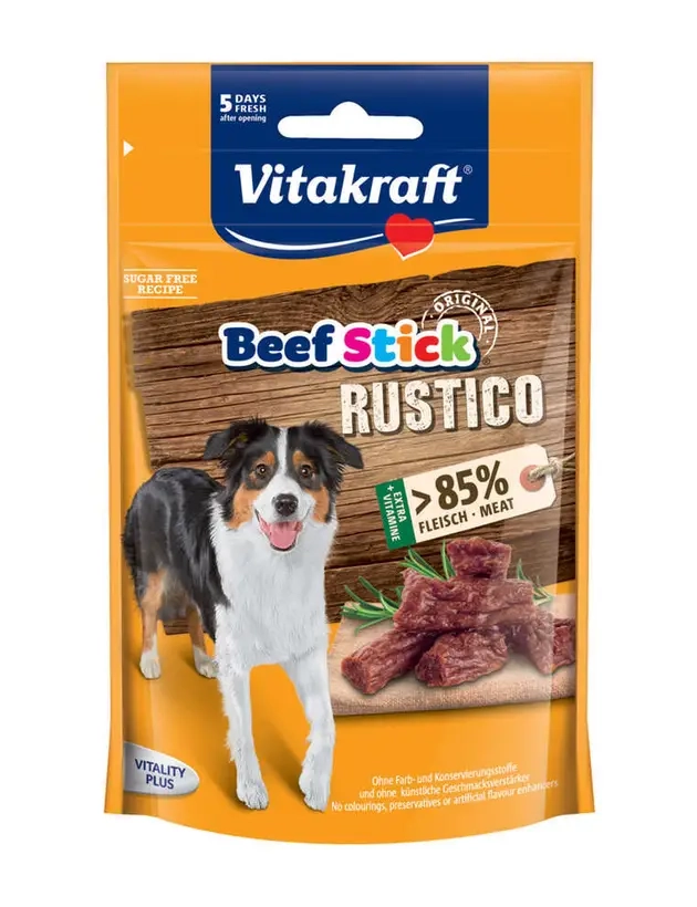 underordnet Mona Lisa sende Vitakraft Beef Stick Rustico 55g Hundegodbidder - Hundekram, for alle der  holder af hunde!